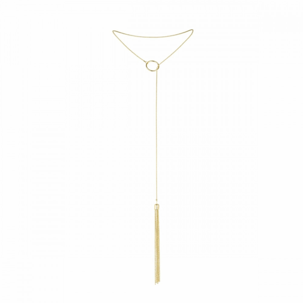 Різне - Ланцюжок для тіла Bijoux Indiscrets Magnifique Tickler Pendant Chain — Gold 3