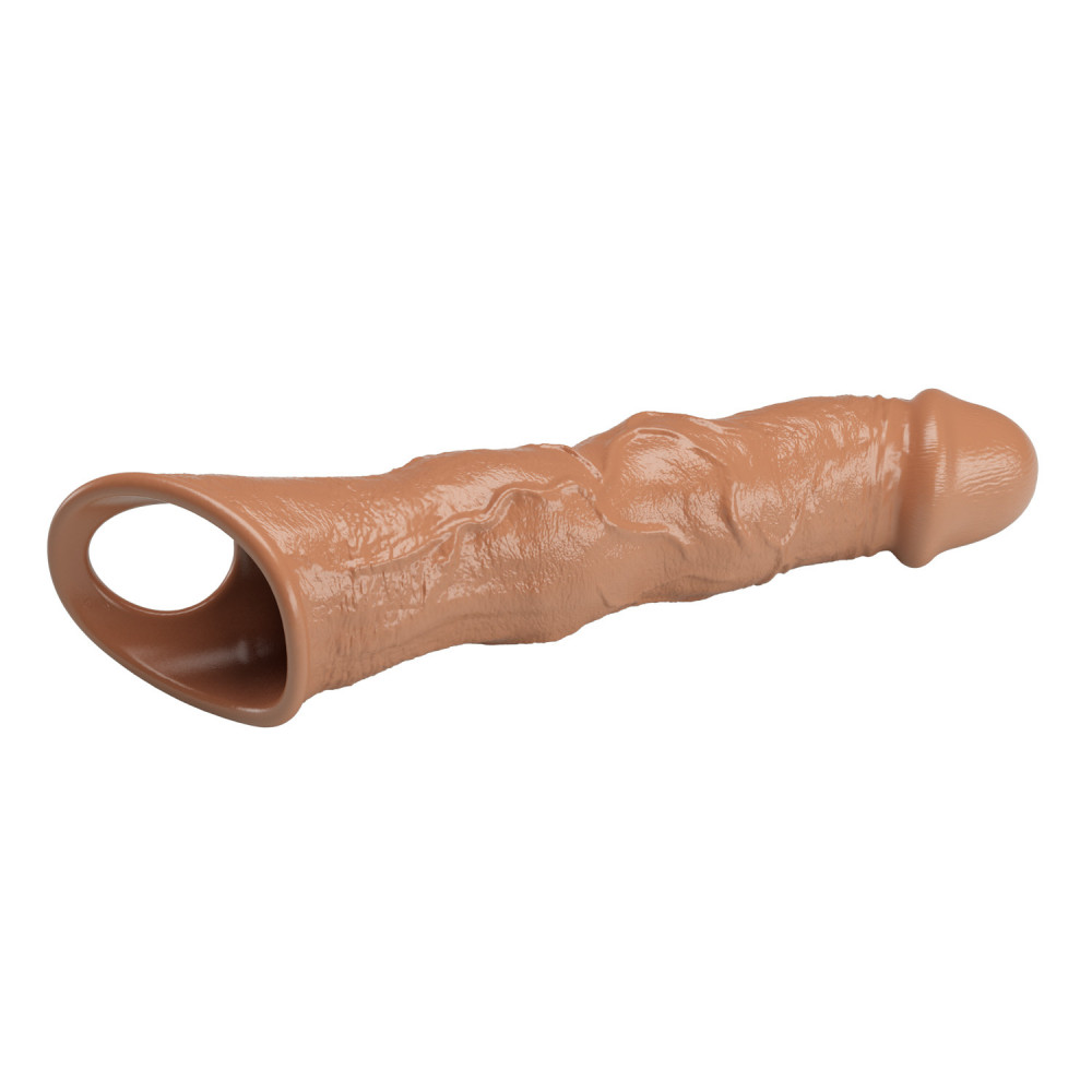  - Удлиняющая насадка Pretty Love - Extension Penis Sleeve with Modular Length Blocks Brown, BI-026280-1 6