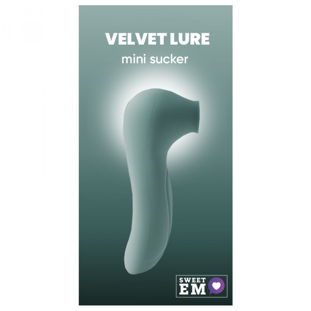 Вакуумный вибратор - Вакуумный стимулятор клитора Sweet Em, мятный