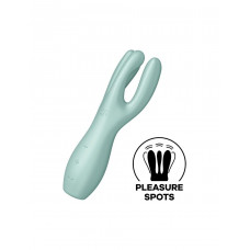 Клиторальный вибратор Satisfyer Threesome 3 Mint с тремя пальчиками