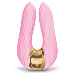 Вібратор для клітора Shunga Aiko, рожевий, 10.5 см х 6.5 см