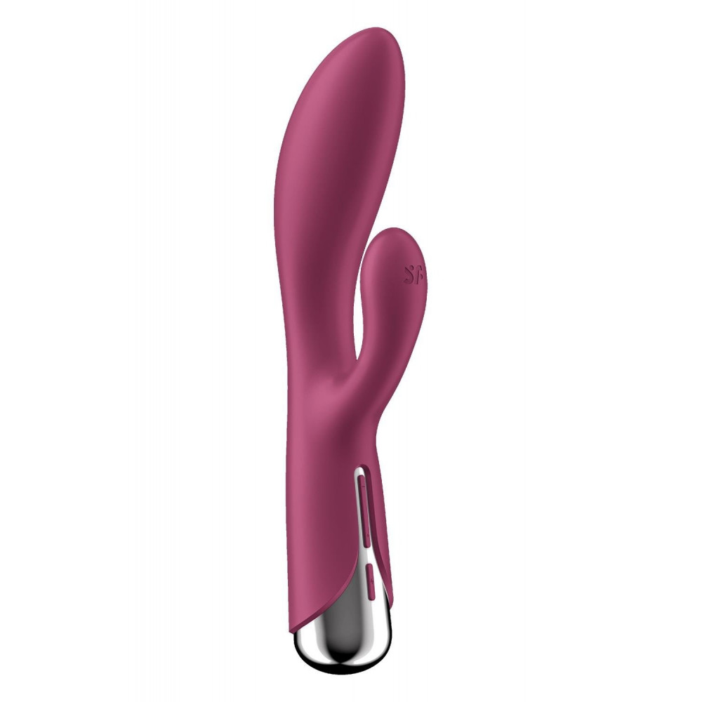 Разное - Вибратор-кролик Satisfyer Spinning Rabbit 1 для точки G и клитора, красный