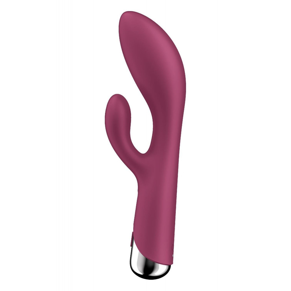 Разное - Вибратор-кролик Satisfyer Spinning Rabbit 1 для точки G и клитора, красный 3