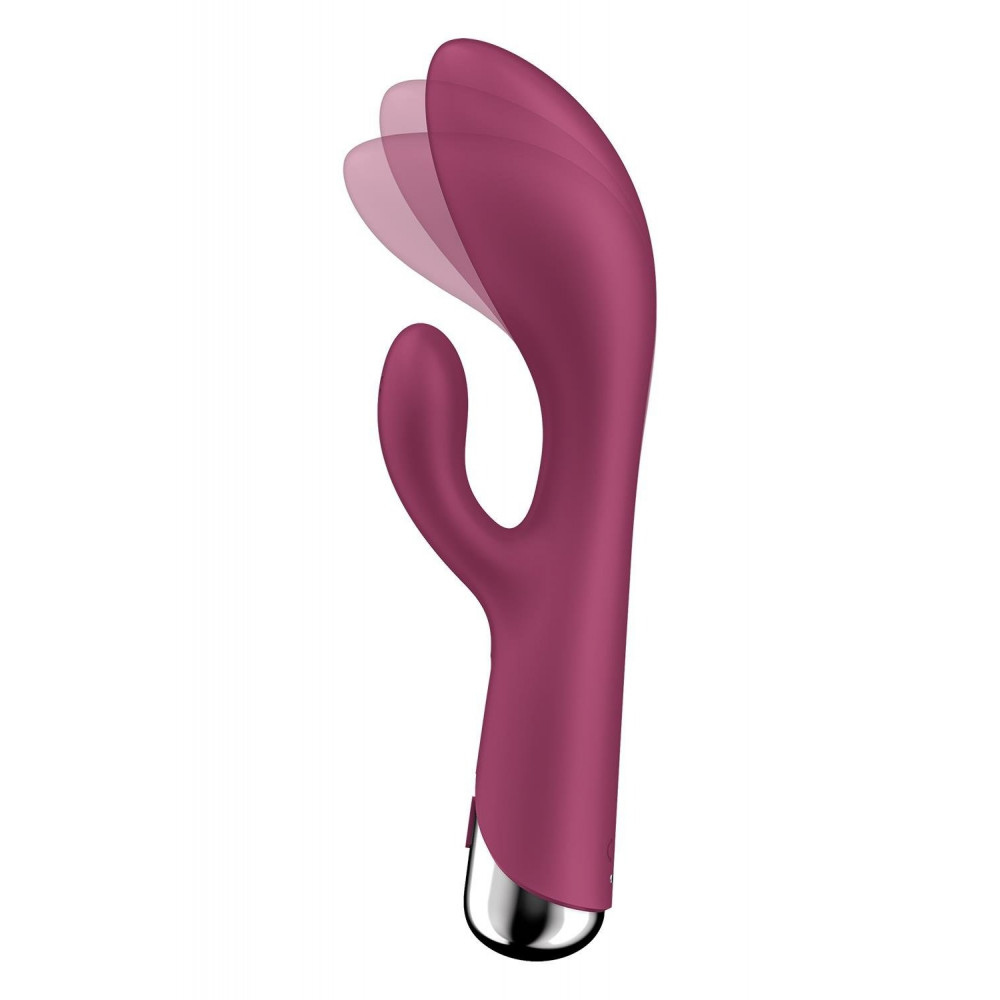 Разное - Вибратор-кролик Satisfyer Spinning Rabbit 1 для точки G и клитора, красный 1