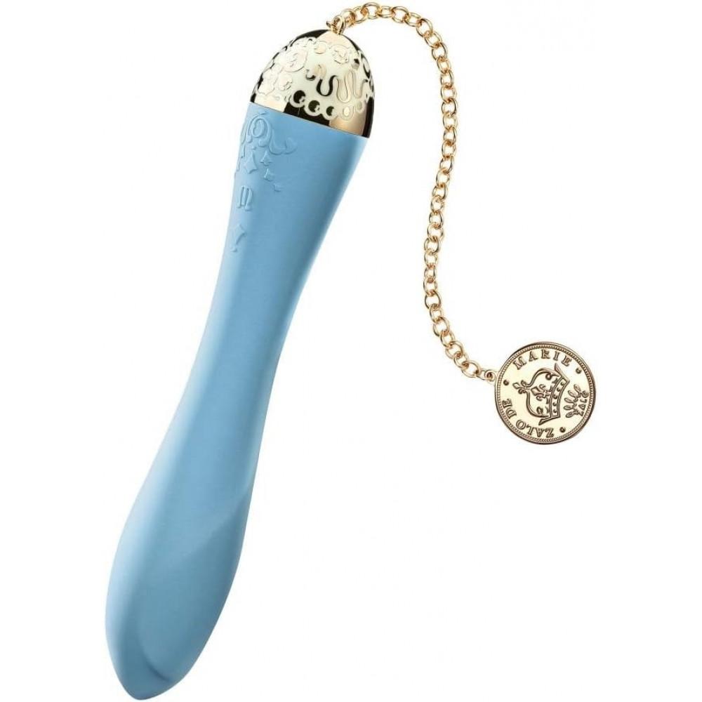 Різне - Вібратор універсальний силіконовий Zalo Marie-Rouge блакитний 1