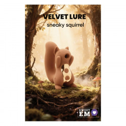 Вибратор вакуумный в форме белочки Sweet Em, бежевый