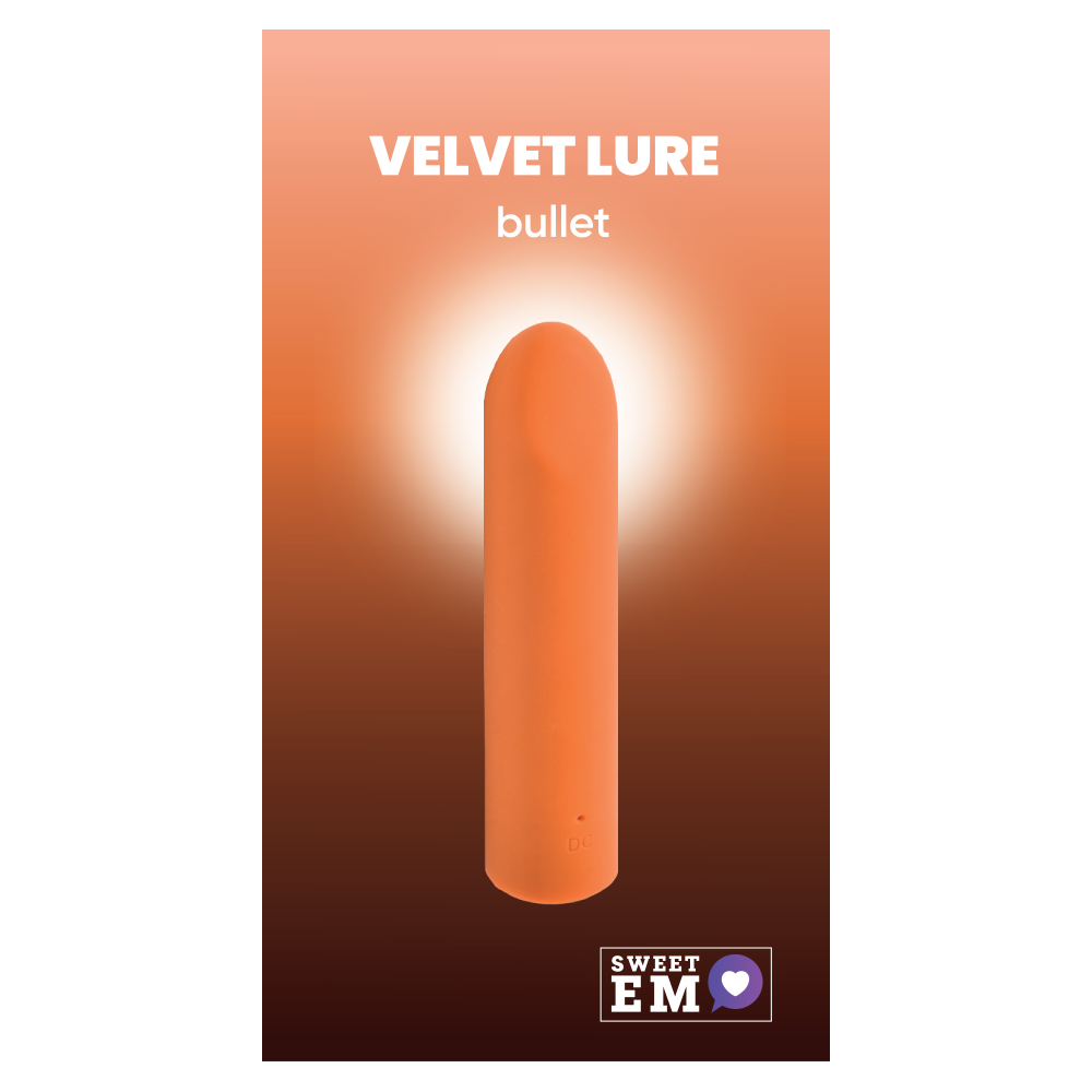 Вібропулі та міні-вібратори - Віброкуля Sweet Em Bullet, помаранчева, 9,8 × 4,2 см