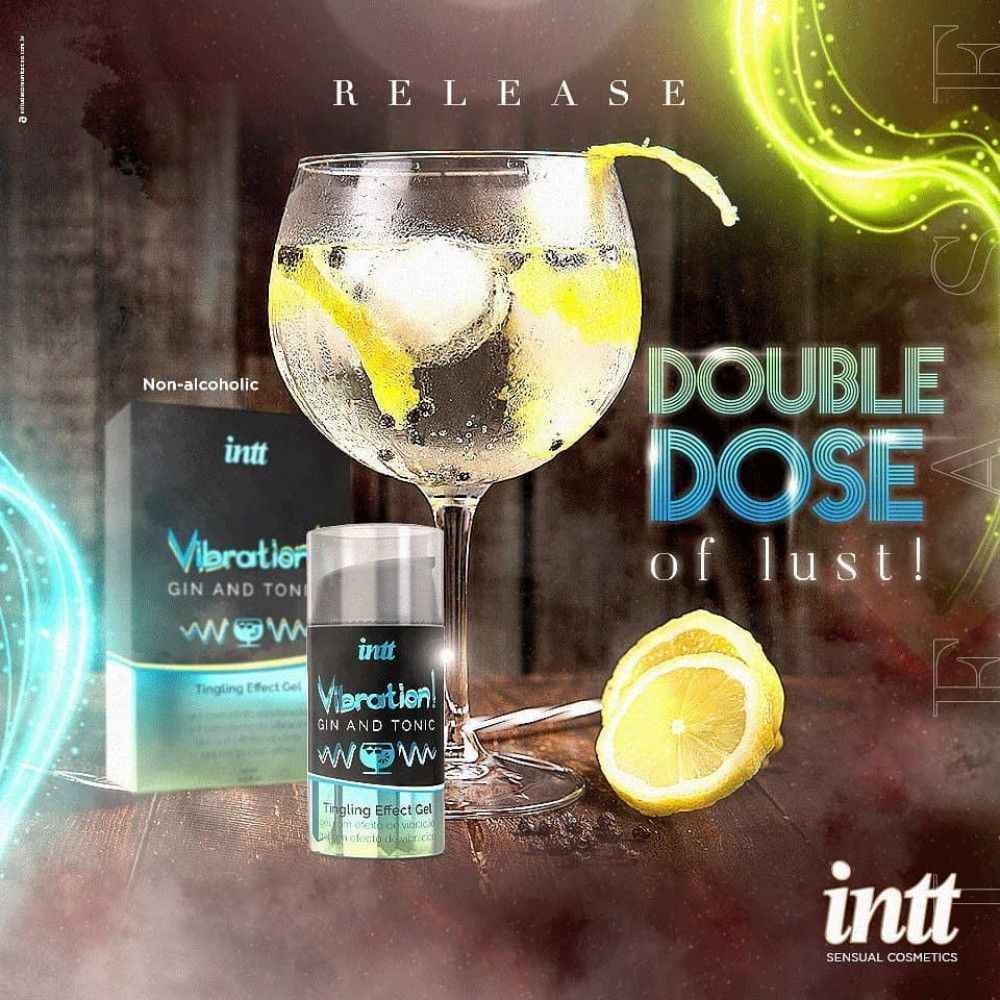  - Жидкий вибратор Intt Vibration Gin Tonic 15 мл 2
