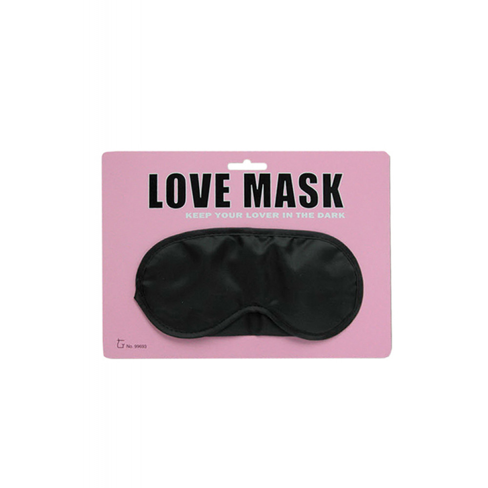 Маски - Маска на глаза Love mask, Black
