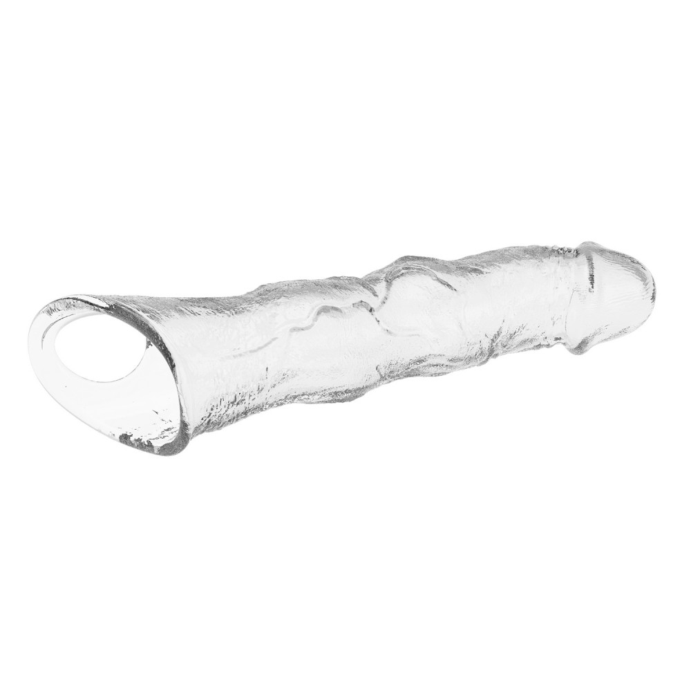  - Подовжуюча насадка Pretty Love - Extension Penis Sleeve with Modular Length Blocks Clear, BI-026280M 6