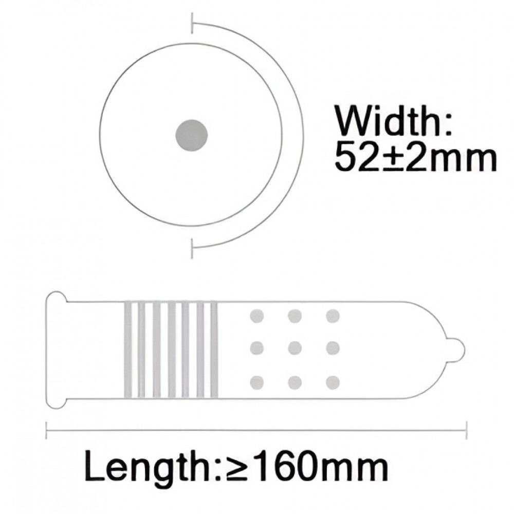 Різне - Ароматизовані ультратонкі текстуровані презервативи з гіалуроновою кислотою і пролонгуючим ефектом OLO - Golden Love, 10 шт. 4