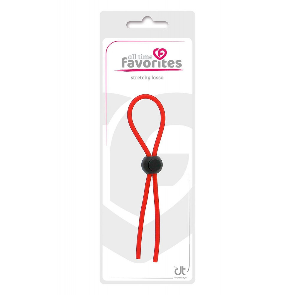 Эрекционные кольца и насадки - Эрекционное кольцо (лассо) DREAM TOYS STRETCHY THIN LASSO