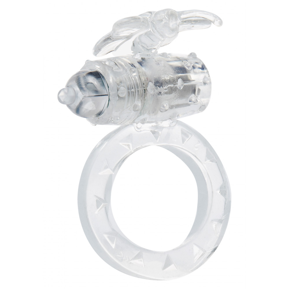 Эрекционные кольца и насадки на член - Эрекционное кольцо с вибрацией Flutter Ring Vibrating Transparant