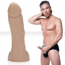 Фаллоимитатор реалистик с мошонкой, Fleshjack Guys Mick Blue Dildo, телесный