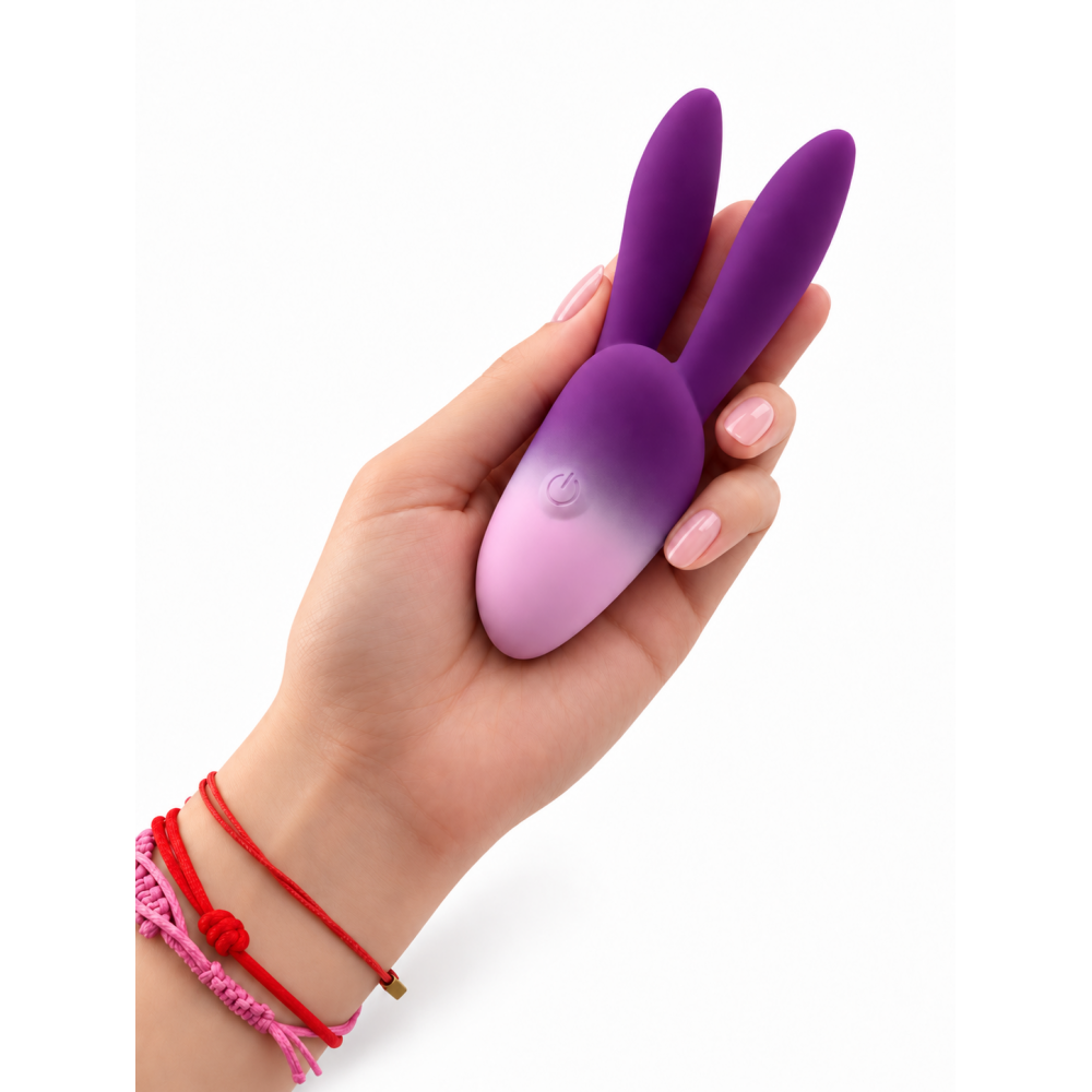 - Вібратор UNIVIBE LUNE Rabbit градієнтний дизайн із вушками кролика 4