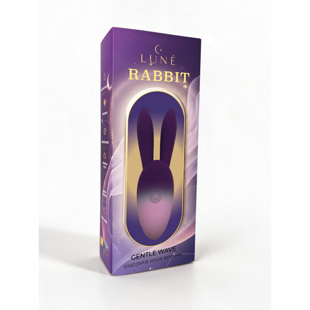 - Вібратор UNIVIBE LUNE Rabbit градієнтний дизайн із вушками кролика 1