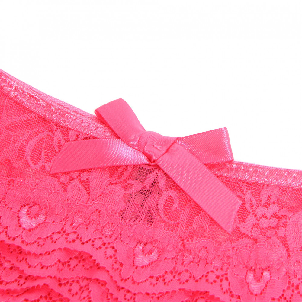Різне - Мереживні труси з доступом Star Night, рожеві, S 4