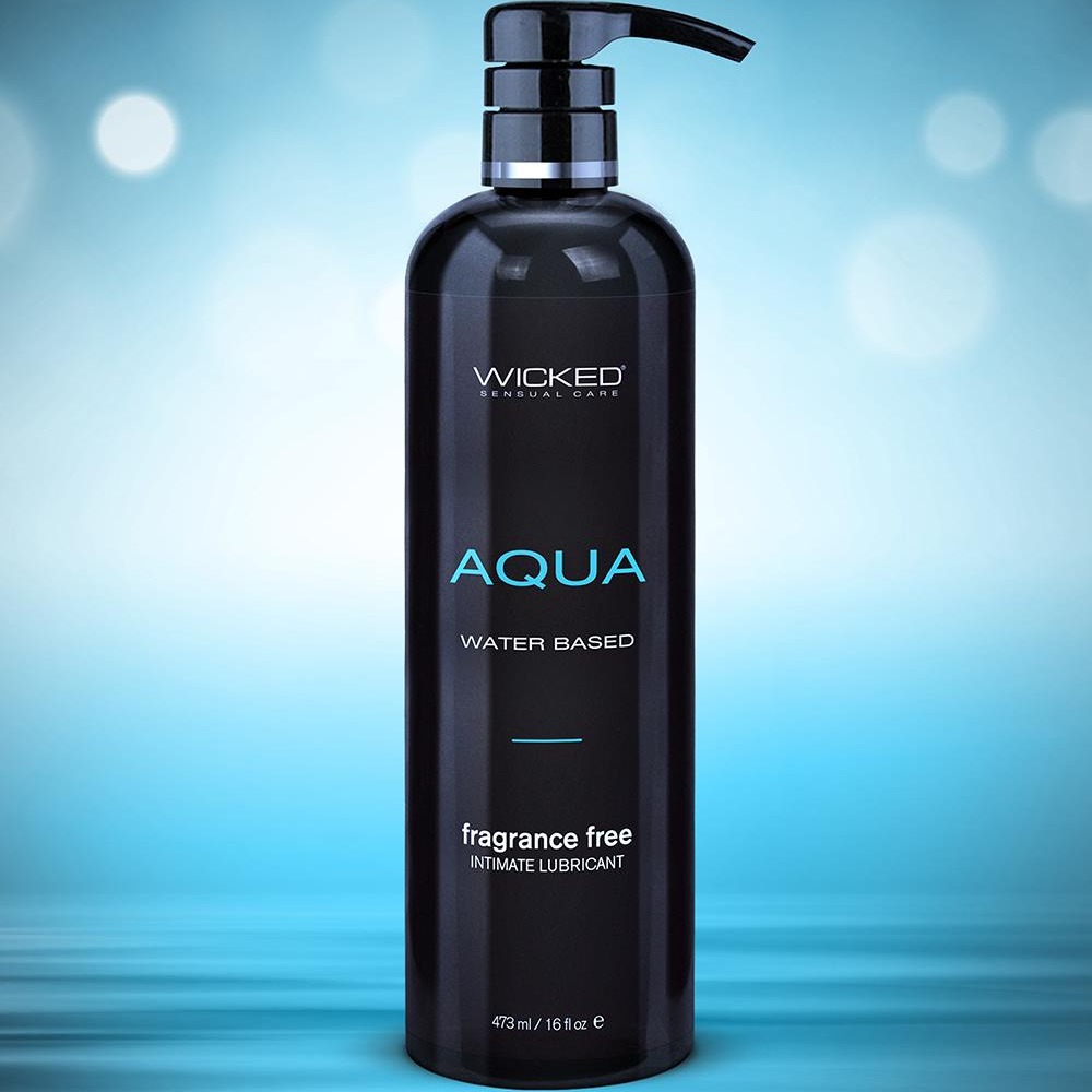  - Лубрикант на водній основі WICKED AQUA, нейтральний, 473 мл 1