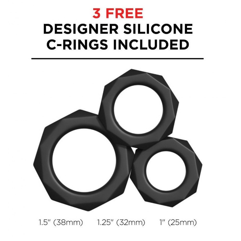 Різне - Мастурбатор-вагіна з вібрацією Pipedream PDX Elite на присосці, в чорній колбі 8