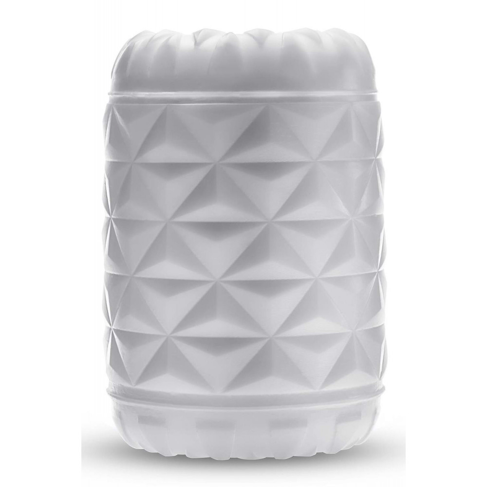 Мастурбаторы без вибрации - Мастурбатор самосмазывающийся Blush Rize белый, 10.1 см 2