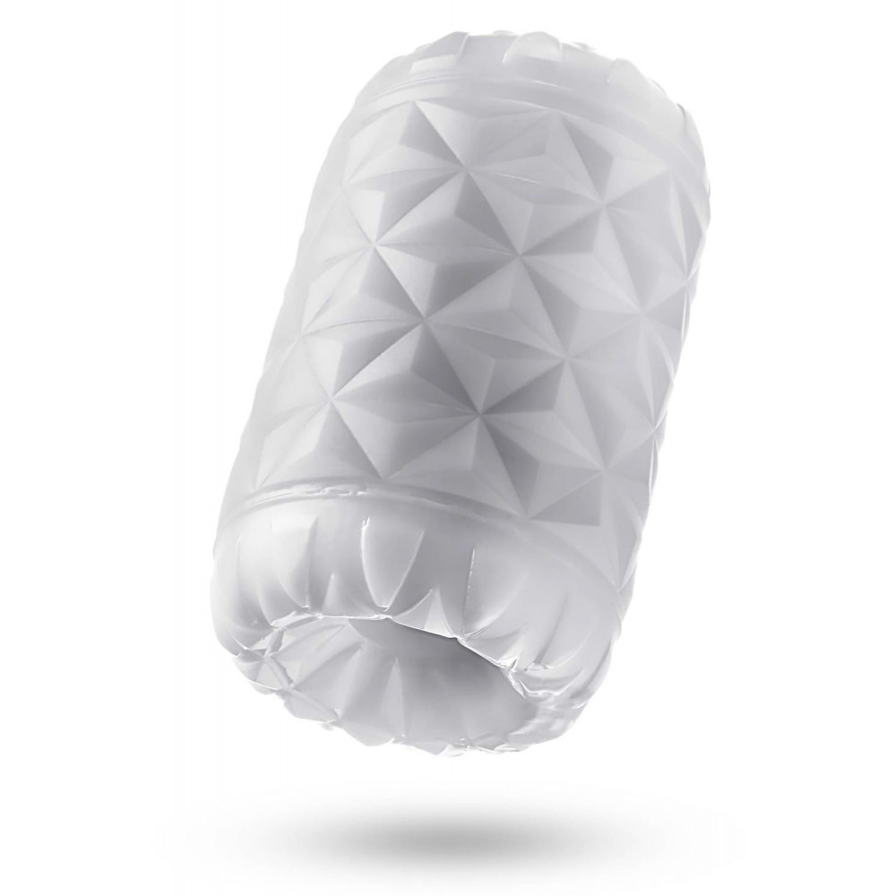 Мастурбаторы без вибрации - Мастурбатор самосмазывающийся Blush Rize белый, 10.1 см