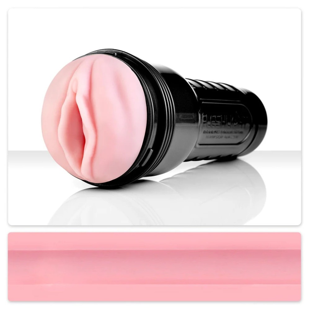 Секс игрушки - Мастурбатор вагина в колбе Fleshlight Pink Lady Original, киберкожа, бежевый