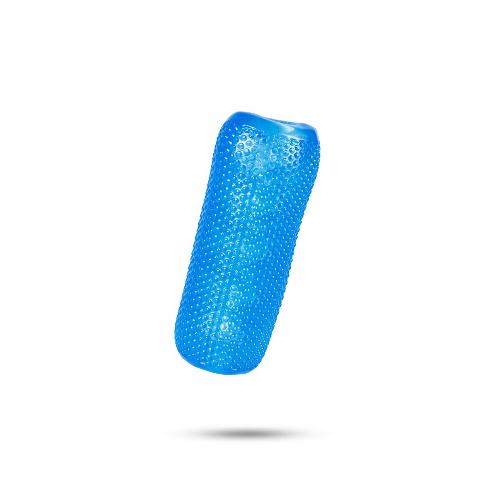 Разное - Мастурбатор нереалистичный Chisa Prof.Jason C с внутренним и внешним рельефом, голубой 4