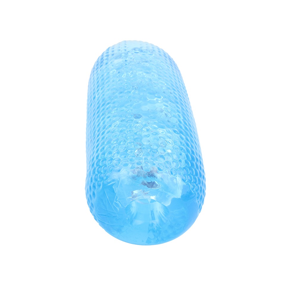 Разное - Мастурбатор нереалистичный Chisa Prof.Jason C с внутренним и внешним рельефом, голубой 3