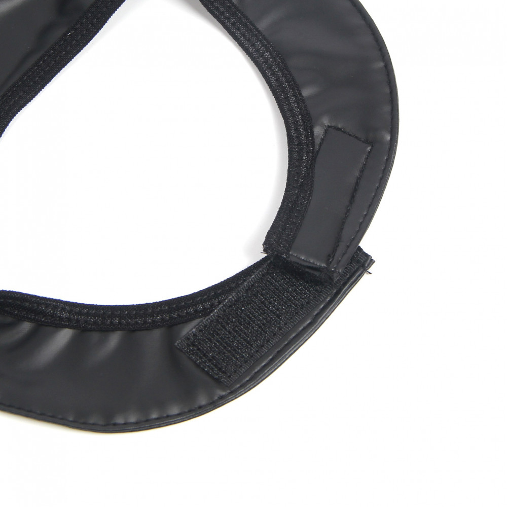 Різне - Міні-сукня з блискавкою та підтяжками Star Night з імітації шкіри, чорна, S 9