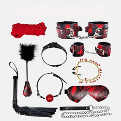 Набор бдсм DS Fetish Lanwan Restraints Kit в чемодане 10 предметов