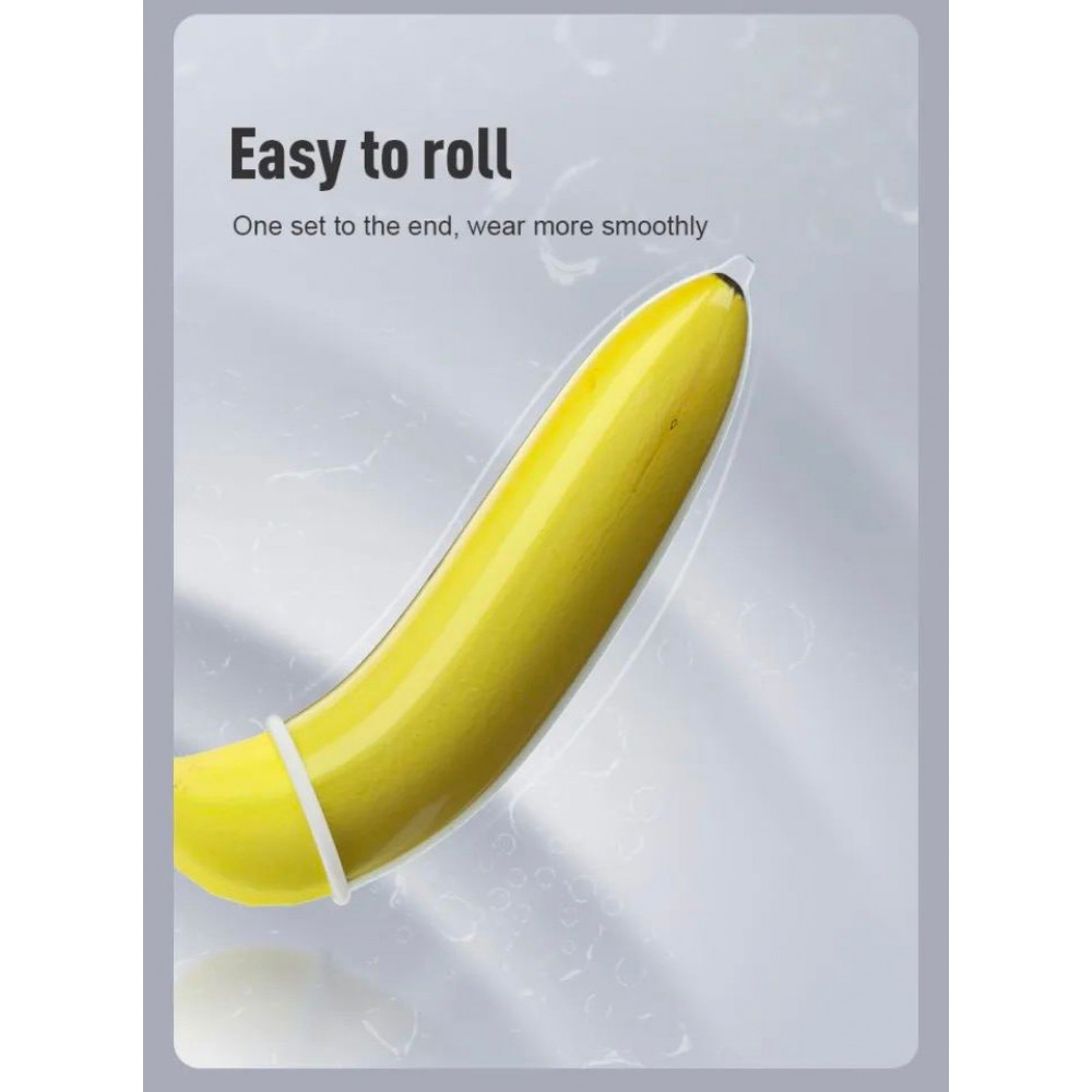 Презервативы - Набор ультратонких презервативов 0,01 мм, White 10 шт 4