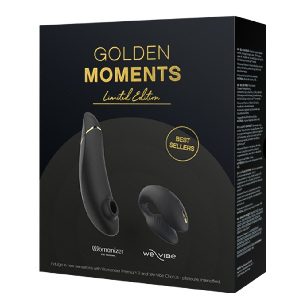 Вибраторы Womanizer - Набор игрушек Golden Moments Collection 2 Womanizer Premium 2 + We-Vibe Chorus 1