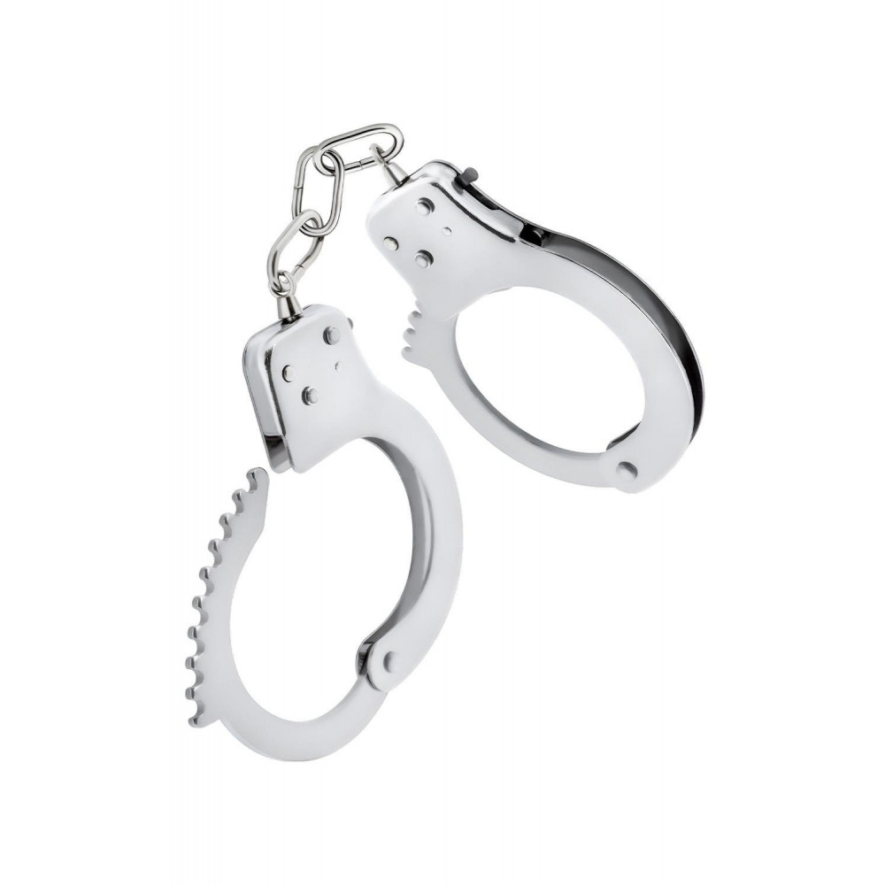 Наручники и ограничения - Наручники Blush Temptasia с ключами, серебристые, 27 см 3