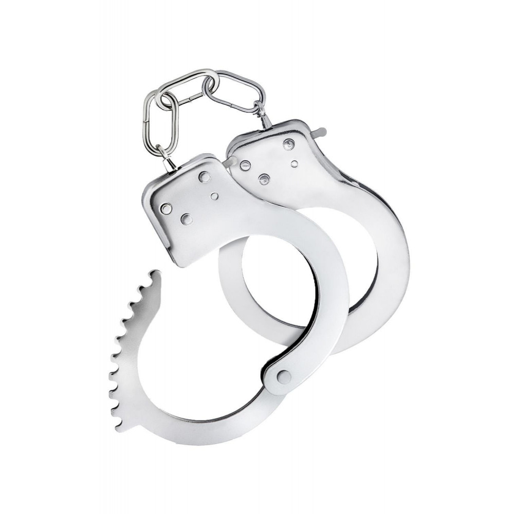 Наручники и ограничения - Наручники Blush Temptasia с ключами, серебристые, 27 см 4