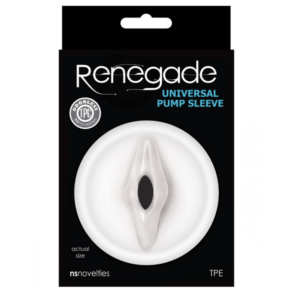 - Насадка на помпу NS Novelties Universal Pump Sleeve Vagina