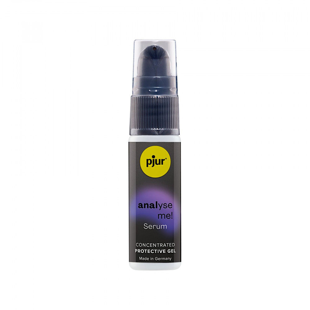 Анальные смазки - Расслабляющая анальная сыворотка pjur analyse me! Serum 20 мл, образует пленку, без анестетиков
