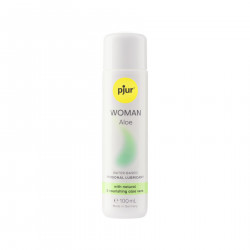 Лубрикант на водной основе pjur Woman Aloe 100 мл, с экстрактом алоэ, увлажняющий, без парабенов