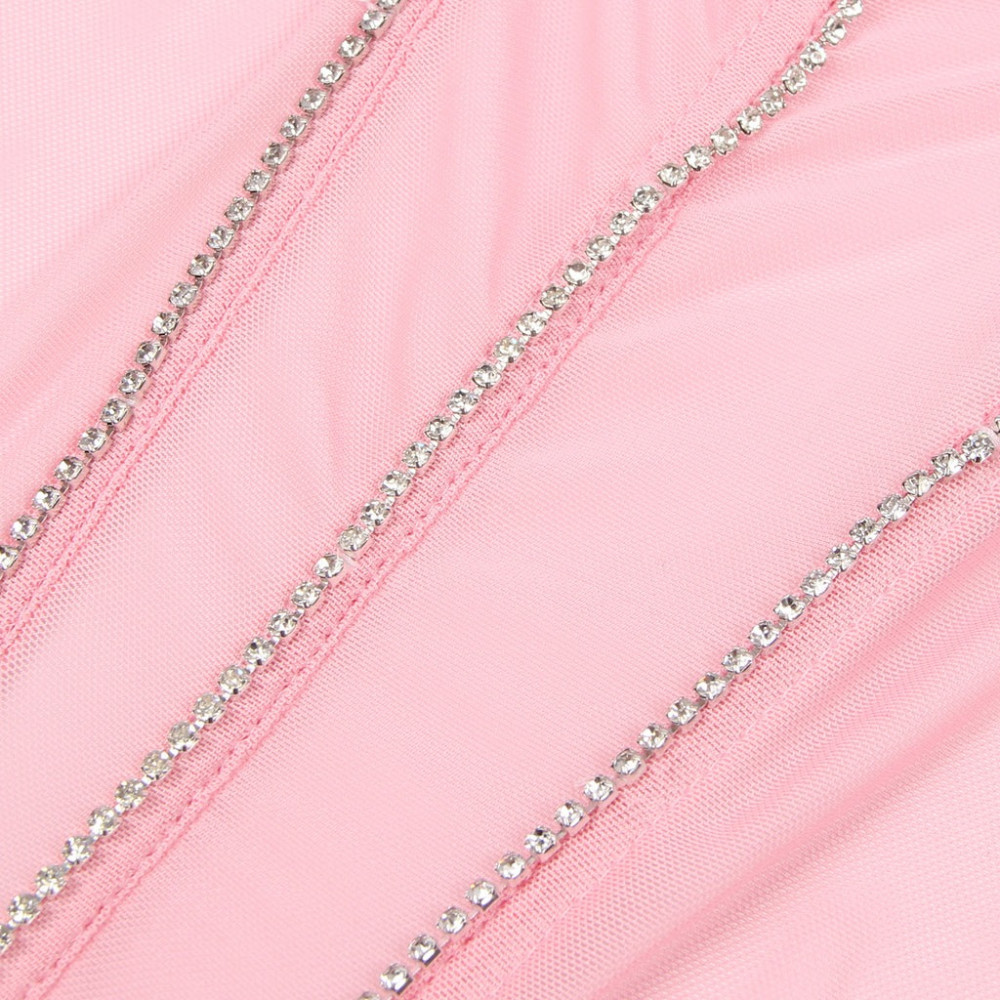 Різне - Рожевий комплект Star Night з декоративними стразами та ланцюжками, M 8