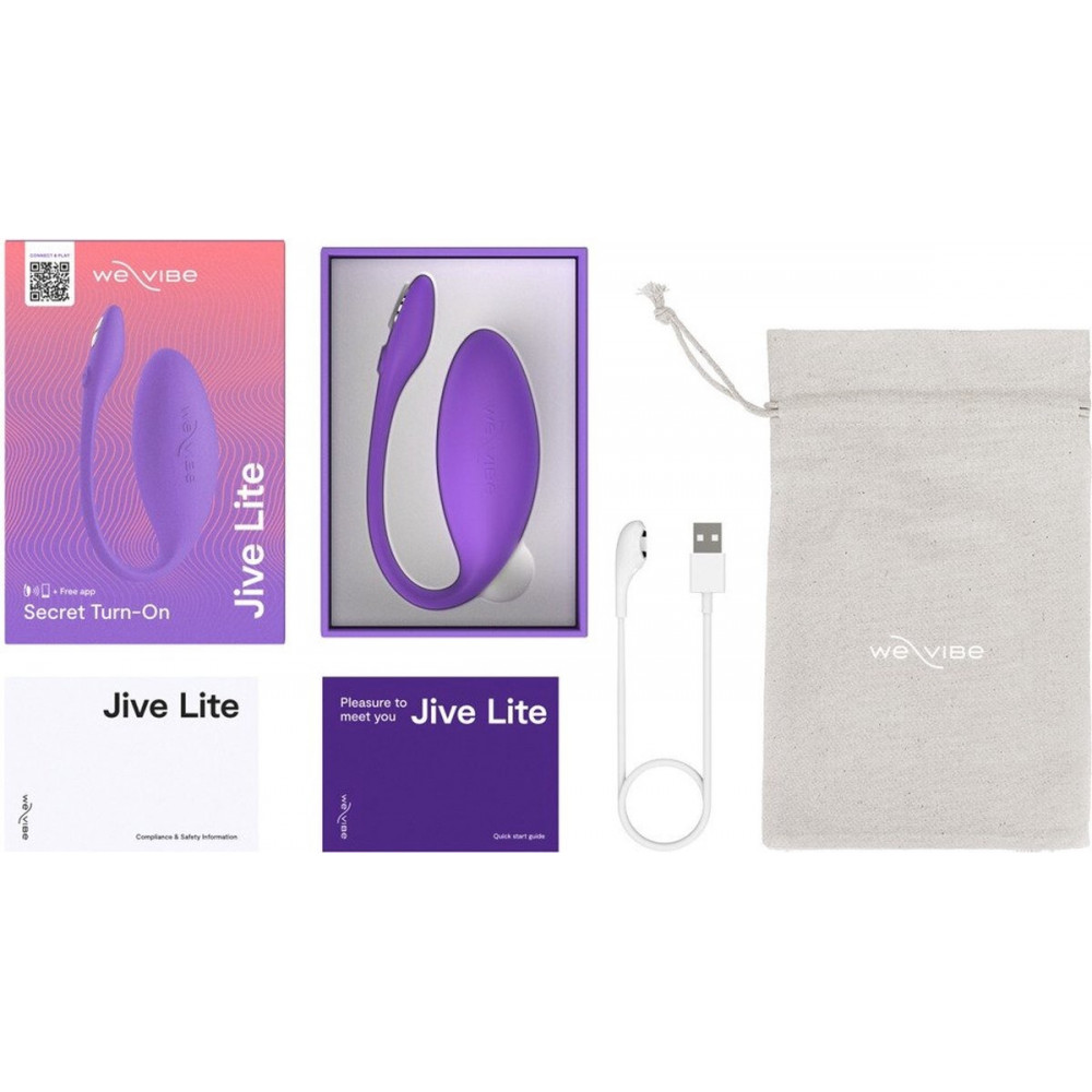  - Смарт-вибратор для пар We-Vibe Jive Lite, фиолетовый 12