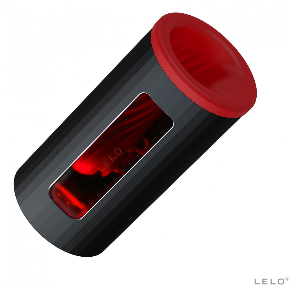Мастурбаторы с вибрацией - Смарт мастурбатор LELO F1S V2 Red, вибрации, технология SENSONIC, игра в приложении 2