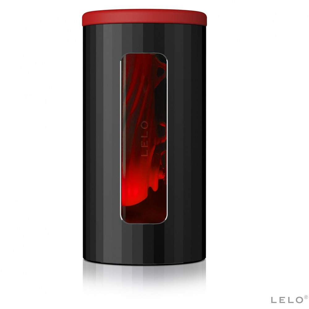 Мастурбаторы с вибрацией - Смарт мастурбатор LELO F1S V2 Red, вибрации, технология SENSONIC, игра в приложении