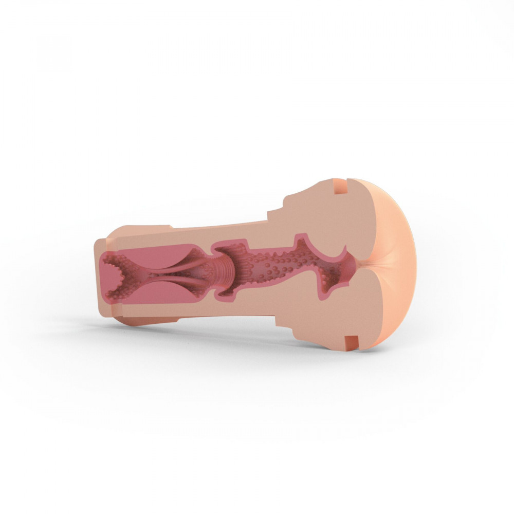 Мастурбаторы без вибрации - Мастурбатор-попка Mystim O(h) PUSH ME Anus, можно сжимать и регулировать вакуум 4