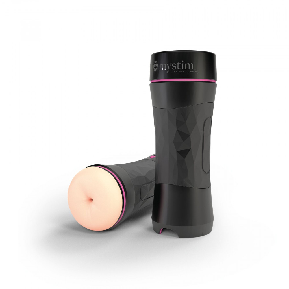 Мастурбаторы без вибрации - Мастурбатор-попка Mystim O(h) PUSH ME Anus, можно сжимать и регулировать вакуум