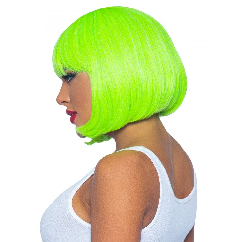 Разное - Парик Leg Avenue 12″ Neon short bob wig Neon Green 2