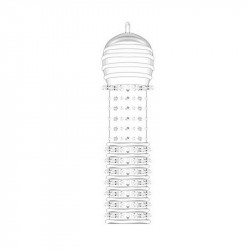 Стимулирующая насадка-презерватив AR026 D
