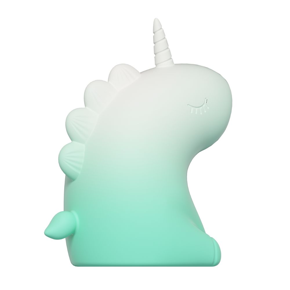 Різне - Стимулятор клітора з пульсацією UNIVIBE Єдиноріг, 5 режимів, градієнт біло-зелений 10