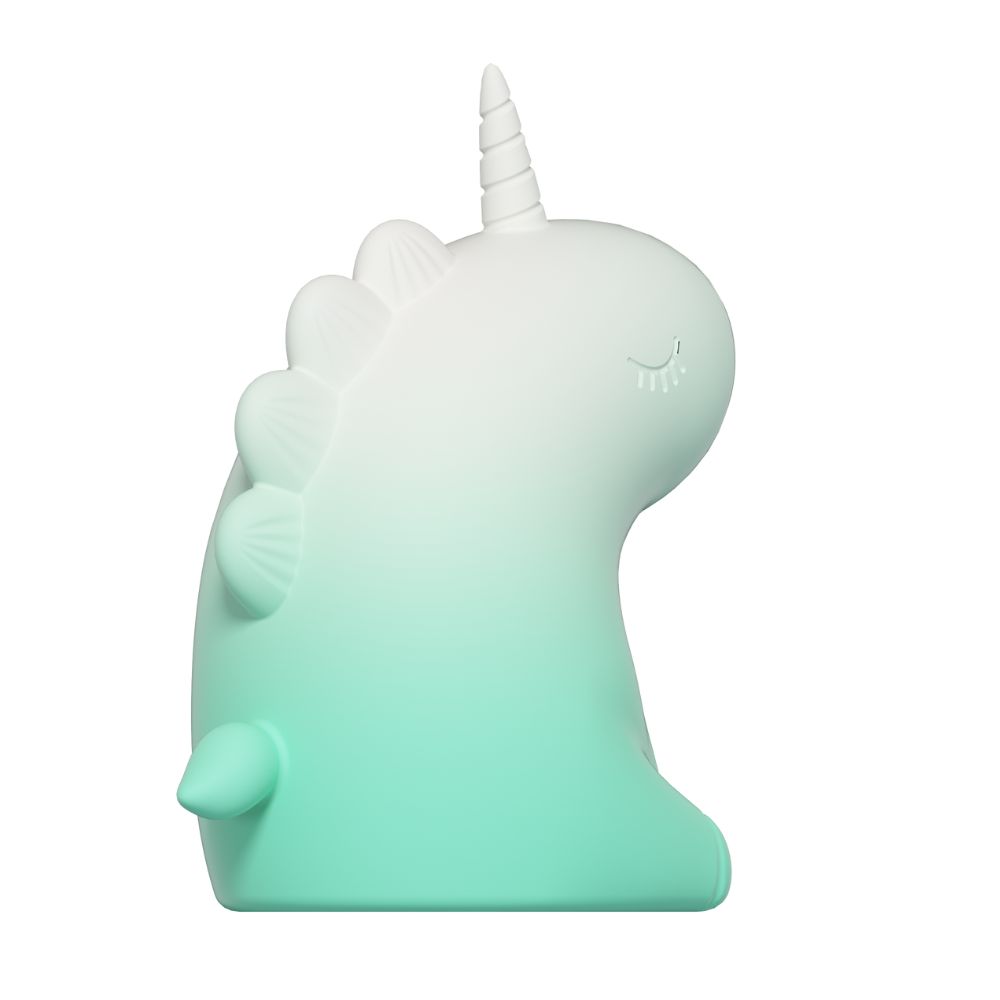 Різне - Стимулятор клітора з пульсацією UNIVIBE Єдиноріг, 5 режимів, градієнт біло-зелений 7