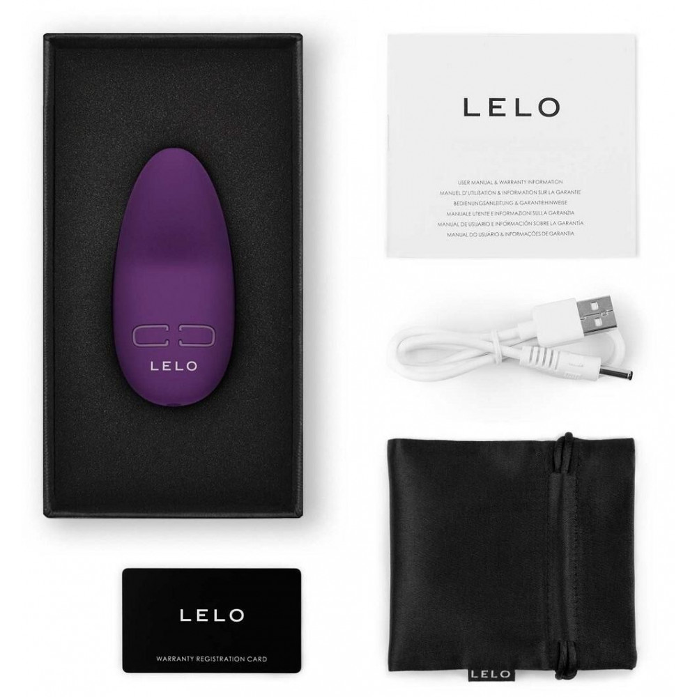 Клиторальный вибратор - Вибратор LELO Lily 3 Dark Plum 3