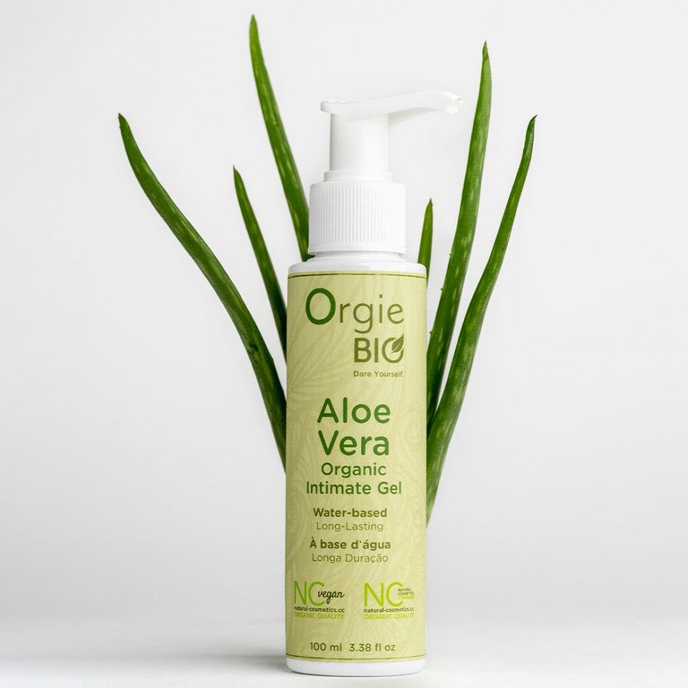 Смазки на водной основе - Лубрикант на водной основе Orgie – Bio Aloe Vera Intimate Gel (100 мл), экстракт алоэ вера 1