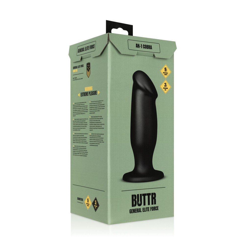 Анальные игрушки - Анальная пробка BUTTR - AH-1 Cobra Buttplug 9